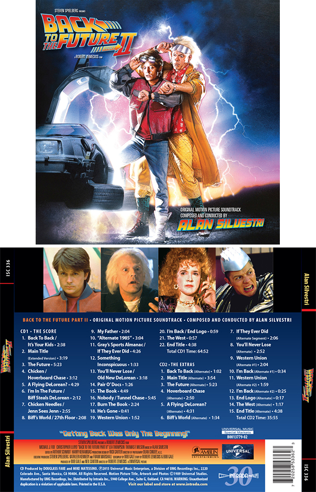 Back To The Future Part II- Soundtrack details - SoundtrackCollector.com
