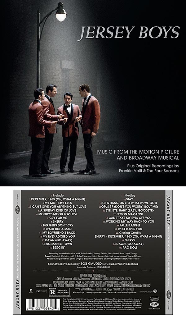Jersey Boys- Soundtrack details -