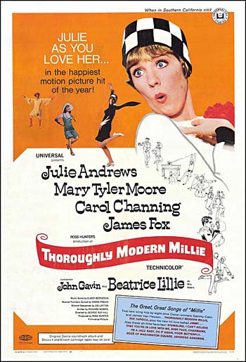 song sheet THOROUGHLY MODERN MILLIE Julie Andrews 1967 