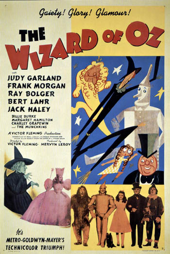 The Wizard of Oz: Vocal Selections - Selections from MGM's Technicolor Film  - Starring Judy Garland (Over the Rainbow; If I Only Had a Brain; The  Jitterbug; Ding-Dong - The Witch is